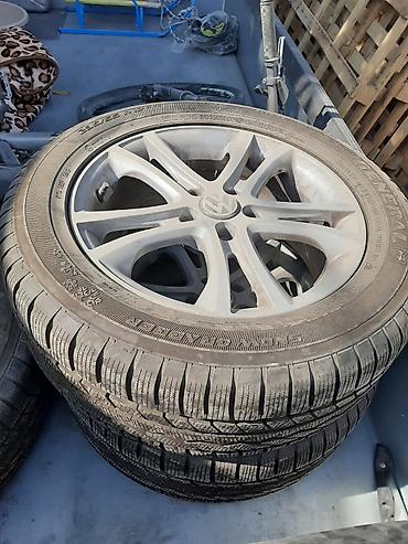 55: 3шт зимних колёс Volkswagen в сборе: литые диски с шинами General Snow — 1