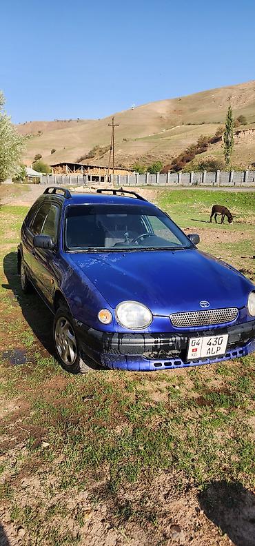Toyota: Toyota Corolla: 1999 г., 1.3 л, Кол менен иштөөчү, Бензин, Универсал — 1
