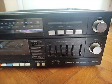 Zvučnici i stereo sistemi: Stari retro Fisher radio stara linija vintage. Nema poklopac,ruka sa — 17