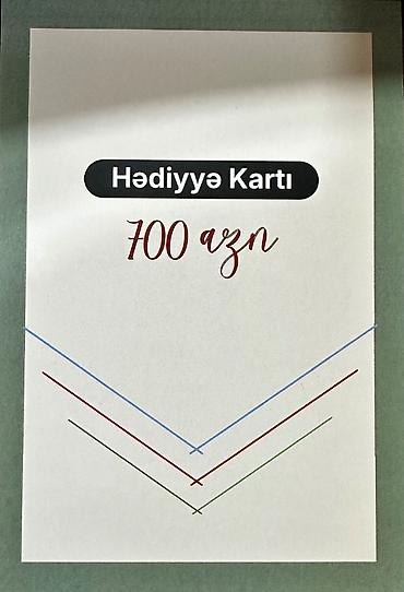 hədiyyə kart: IOKIO rəqəmsal hədiyyə kartı SATILIR 600AZN Təsvir: - Məşhur — 1