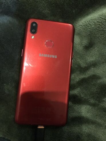 a10s kabrolar: Samsung Galaxy A10s, rəng - Qırmızı, Barmaq izi