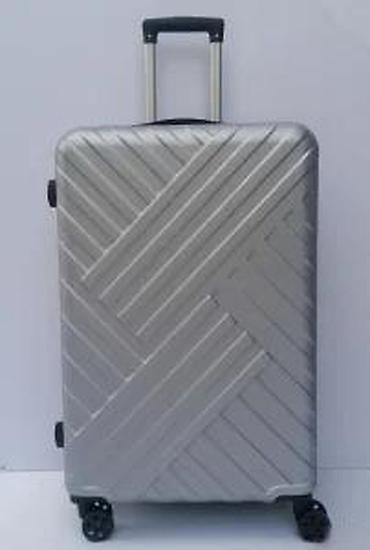 Putni koferi i torbe: Tvrdi kofer za putovanje – srebrni - Materijal: izdržljiva — 19