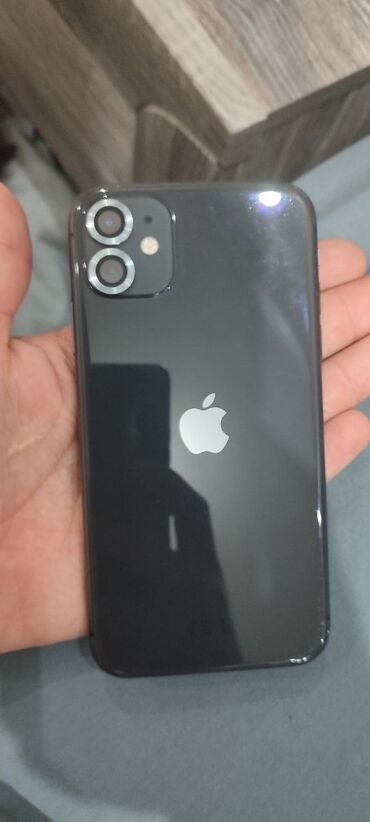 телефоны 900: IPhone 11, Колдонулган, 128 ГБ, Black Titanium, Кабель, 78 %