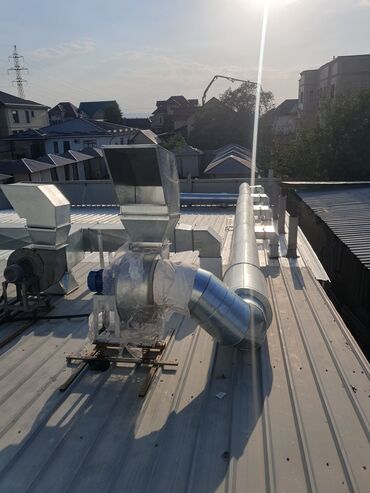 Установка вытяжек и вентиляции: Промышленная вентиляция Установка вытяжных систем в производственных и — 2