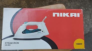 Техника и электроника: NIKAI NSI-859 buxarlı ütü – 1400W Xüsusiyyətlər: - Buxar və sprey — 1