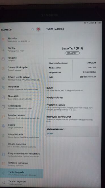 Samsung: İşlənmiş Samsung Galaxy Tab A (2016), 10,1", < 64 GB, Ünvandan götürmə, Pulsuz çatdırılma — 11