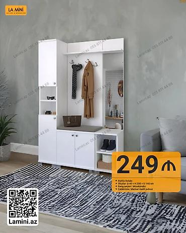 skaf dolab: Dəhliz dolabı – La Mini - Model: Dəhliz Dolabı - Ölçülər: D 40 × H — 1