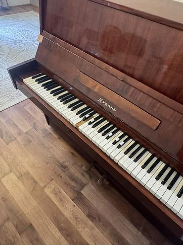 Musiqi alətləri: Upright piano – “Неваль” markalı - Korpus: tünd qəhvəyi laklı ağac — 5