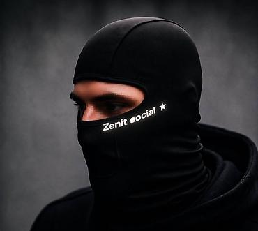 плащ акатсуки: Балаклава Zenit social Стильная чёрная балаклава с закрытой — 1