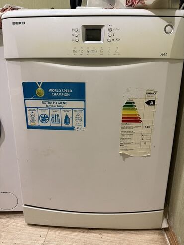 Mətbəx kombaynları və doğrayıcıları: Qabyuyan maşın Beko, Tam qabaritli (60 sm.), Ayrıca dayanan