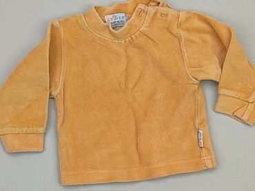 pomarańczowa bluzka: Sweatshirt, 0-3 months, condition - Good