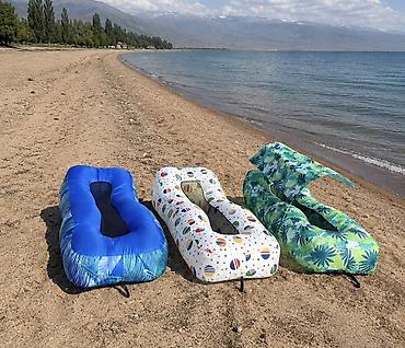 тент мешок: Надувной лежак для воды, пляжа и дома - Универсальный формат — 4