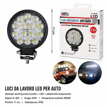 KMT okruglo LED radno svetlo 14SMD bela svetlost 2008773 Opis