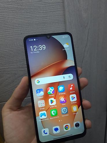 xaomi 17: Redmi, Redmi 13C, Б/у, 128 ГБ, цвет - Черный, 2 SIM — 4