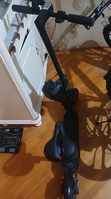 Электротранспорт: Oturacaqlı elektrik skuter - Rəng: qara - Qatlana bilən konstruksiya — 4