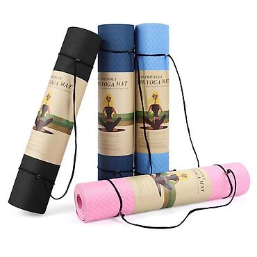 TPE Yoga Mat – 6mm ikiqat ekoloji təmiz, yüngül və sürüşməyə davamlı lalafo.az -da TPE Yoga Mat – 6mm ikiqat ekoloji təmiz, yüngül və sürüşməyə davamlı