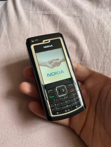 nokia knopkali: Nokia N72, rəng - Qara