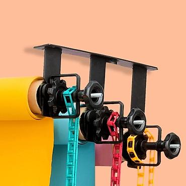 3 d panel: Selens 3W modeli 3 ədəd arxa fon kağızını saxlamaq üçün — 3