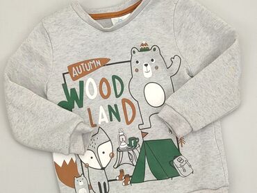 biała bluzka z długim rękawem: Sweatshirt, So cute, 2-3 years, 92-98 cm, condition - Very good