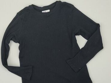 czarny top z siateczki: Sweater, SinSay, 10 years, 134-140 cm, condition - Good