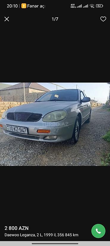 nexia daewoo: Daewoo Leganza: 2 l | 1999 il Sedan — 6
