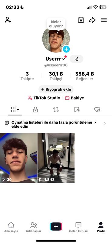 Другое: Hesab satılır tam aktivdi videoları gizlidədi endirim olacaq