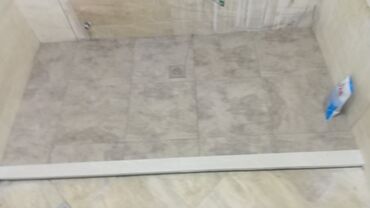 Duş poddonları: Duş gövdəsi/qabının hazırlanması – keramika və mərmər plitələrdən — 12