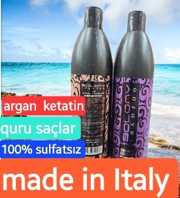 Saçlara qulluq: Sulfatsız şampun 100%
keratin şampun 
İtaliya istehsalı 
1000 gr