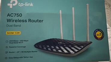 tp link archer: Tp link ac 750
Archer c20 bir ay islenib ideal