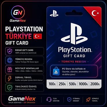 next 2000: 🇹🇷 PLAYSTATION TÜRKİYE GIFT CARD 🎮 GameNex ilə PS Store Türkiye — 1