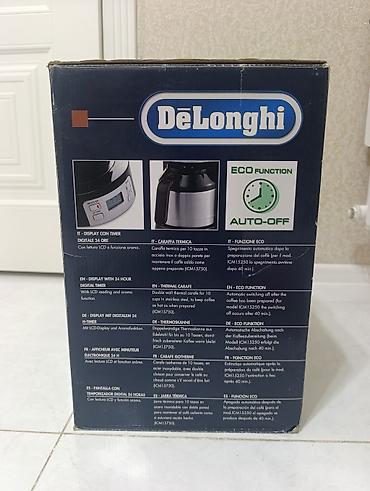 delonghi: De’Longhi ICM15750 damcı (filter) tipli qəhvə maşını - 10 fincan — 6
