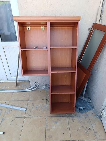 hamam ucun aksessuarlar: Divar asılan vanna otağı dolabı - Material: ağac əsaslı laminat — 1