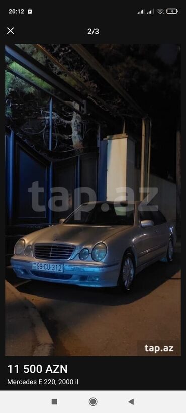 banan mersedes: Mercedes-Benz E 220: 2.2 l | 2000 il Sedan