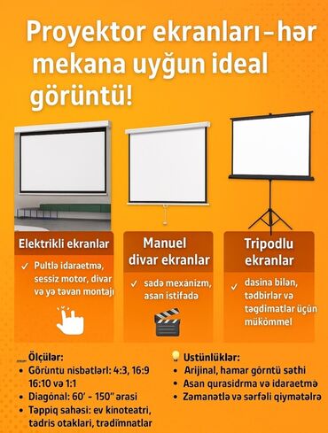 Lampalar: Projektor lampaları və AV receiver Təsvir: - Şəkillərdə müxtəlif — 163