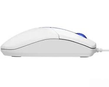 Kompjuterski miševi: A4Tech optički žičani miš – beli - Precizan optički senzor za glatko — 18