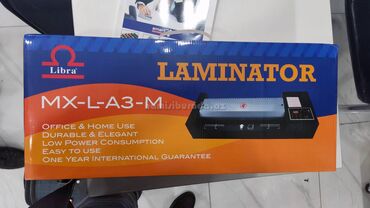 kreditle kompyuterler: Laminasiya aparatı A3 Laminator MX-L-A3-M Növ:Laminasiya aparatı