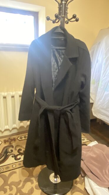 черное пальто в Кыргызстан | ПАЛЬТО: Пальто L (40), цвет - Черный