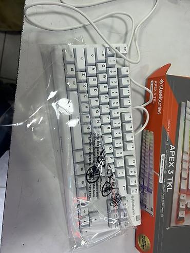 Kompüter aksesuarları: SteelSeries Apex 3 TKL – ağ rəngli, kompak tənkeyless (Numpadsız) oyun — 2