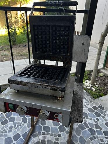 Peşəkar elektrik vafli aparatı - İki bölməli kvadrat vafli qəlibləri