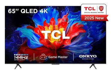 проекторы в аренду: Телевизор 65P8K — 65" QLED 4K 144Hz Smart Google TV | Звук ONKYO 2.1 |