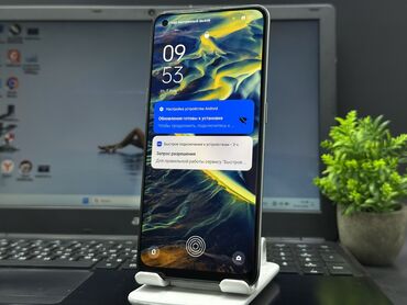 броне телефон: Oppo F19 Pro+ 5G, Колдонулган, 256 ГБ, түсү - Боз, 2 SIM