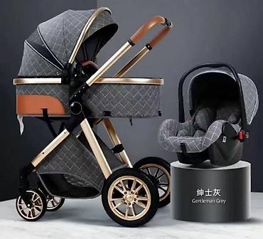 Uşaq dünyası: Uşaq arabası + avtokreslo (travel system) dəsti - Rəng: Gentleman — 2