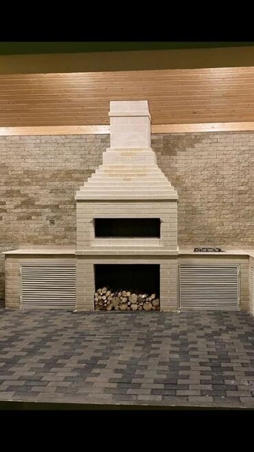 Manqallar, qrillər, barbekyu: Manqallar istediyiniz ölçüde ve formada oda davamlı kerpiclə — 7