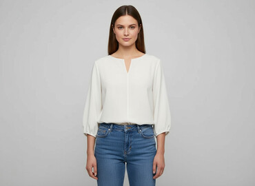 luźne bluzki z długim rękawem: Women's blouse, size L