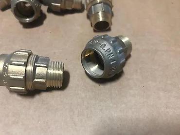 klesta za blind matice: Navojni fiting – ravna spojnica za metalno crevo (konektor za — 3