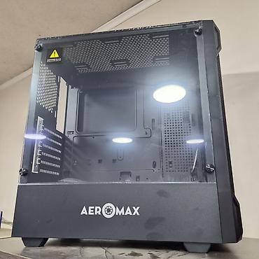 ПК корпусу, Жаңы, Aeromax, ATX, түсү - Кара