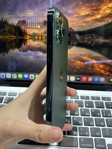 айфон 13 про купить в бишкеке: IPhone 13 Pro Max, Б/у, 512 ГБ, Зеленый, Защитное стекло, Чехол, 100 % — 2