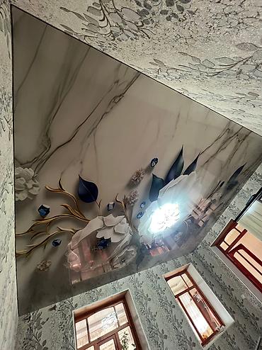 Натяжной потолок: Натяжной потолок Глянцевое, Матовое, 3D потолки Гарантия, Бесплатная консультация, Бесплатный замер — 7