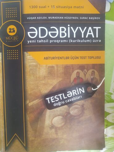 ədəbiyyat nəzəriyyəsi pdf: Ədəbiyyat test kitabi təzə kitabdir