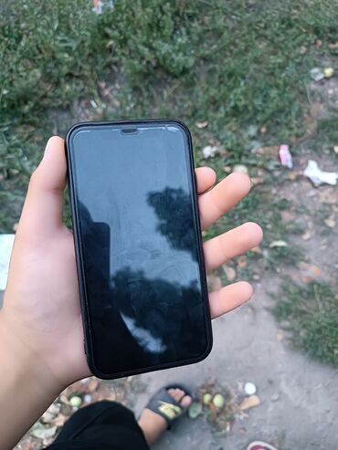 телефоны в рассрочку без процентов: IPhone 11, Колдонулган, 128 ГБ, Кара, Коргоочу айнек, Каптама, 74 %